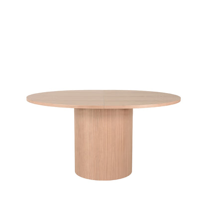 Eettafel Oliva | Uitschuifbaar | Naturel Eikenhout — Vooraanzicht - witfoto