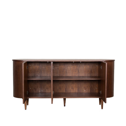 Dressoir Oliva walnoot eikenhout, detail van de functie