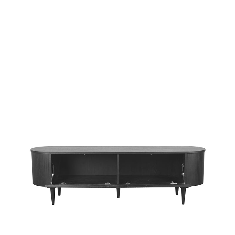 TV-Meubel Oliva zwart eikenhout