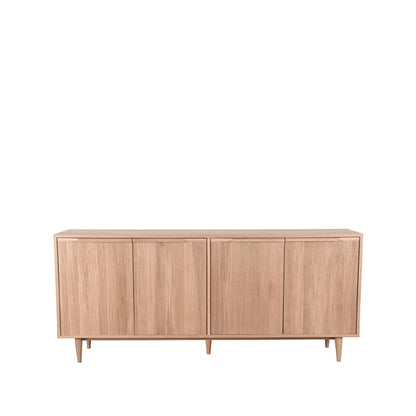 Dressoir Jule naturel eikenhout, vooraanzicht op witte achtergrond
