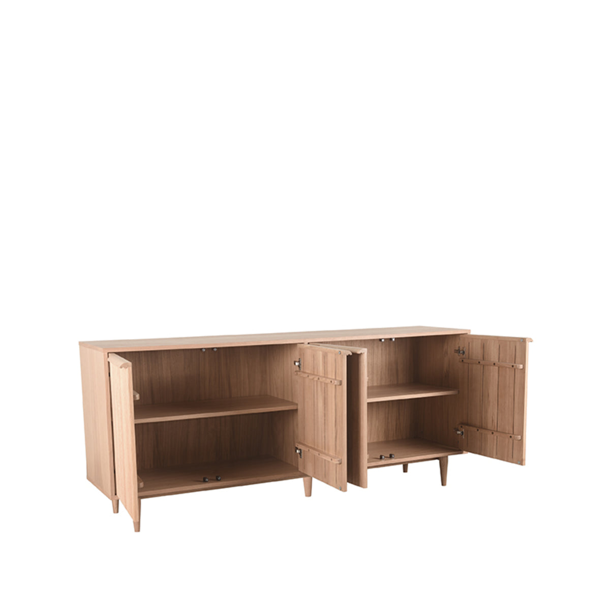 Dressoir Jule naturel eikenhout, detail van de functie