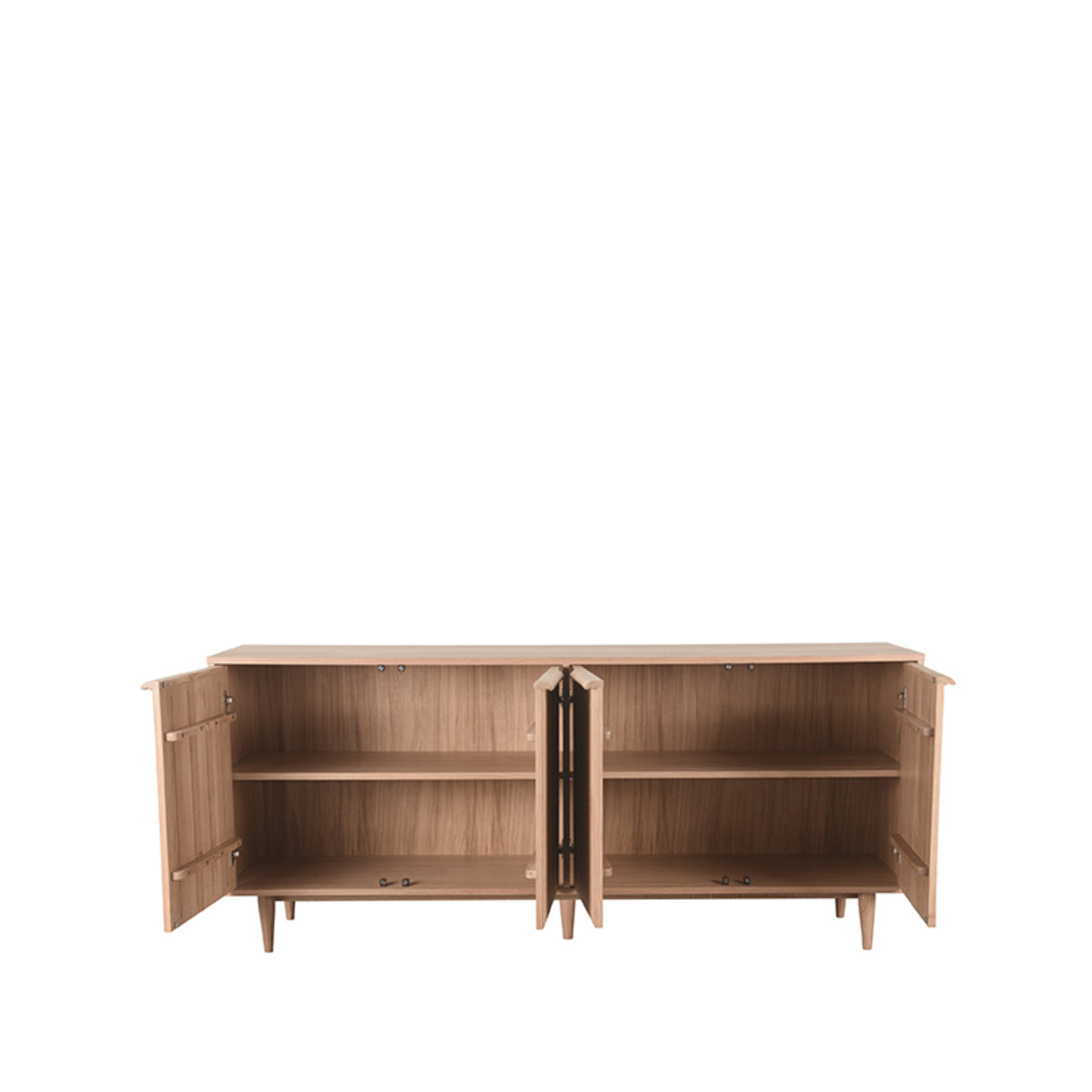 Dressoir Jule naturel eikenhout, detail van de functie