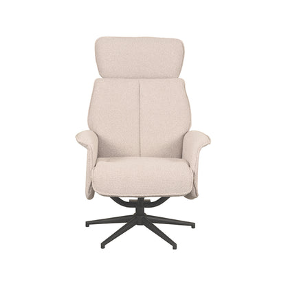 Relaxfauteuil Verdal | Naturel Bouclé — Vooraanzicht - witfoto