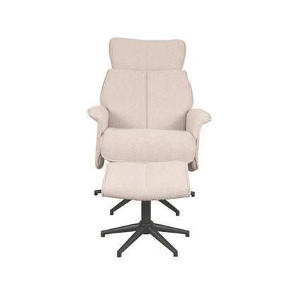 Relaxfauteuil Verdal | Naturel Bouclé — Vooraanzicht - witfoto