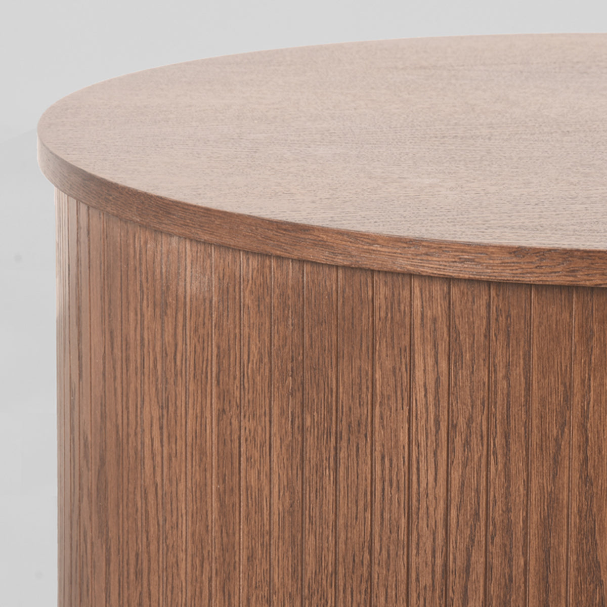 Salontafel Oliva | Walnoot Eikenhout | Ø70cm — Detail