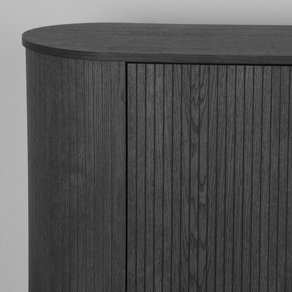Dressoir Oliva zwart eikenhout magazijn leegverkoop