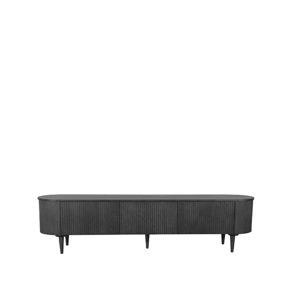 TV-Meubel Oliva zwart eikenhout