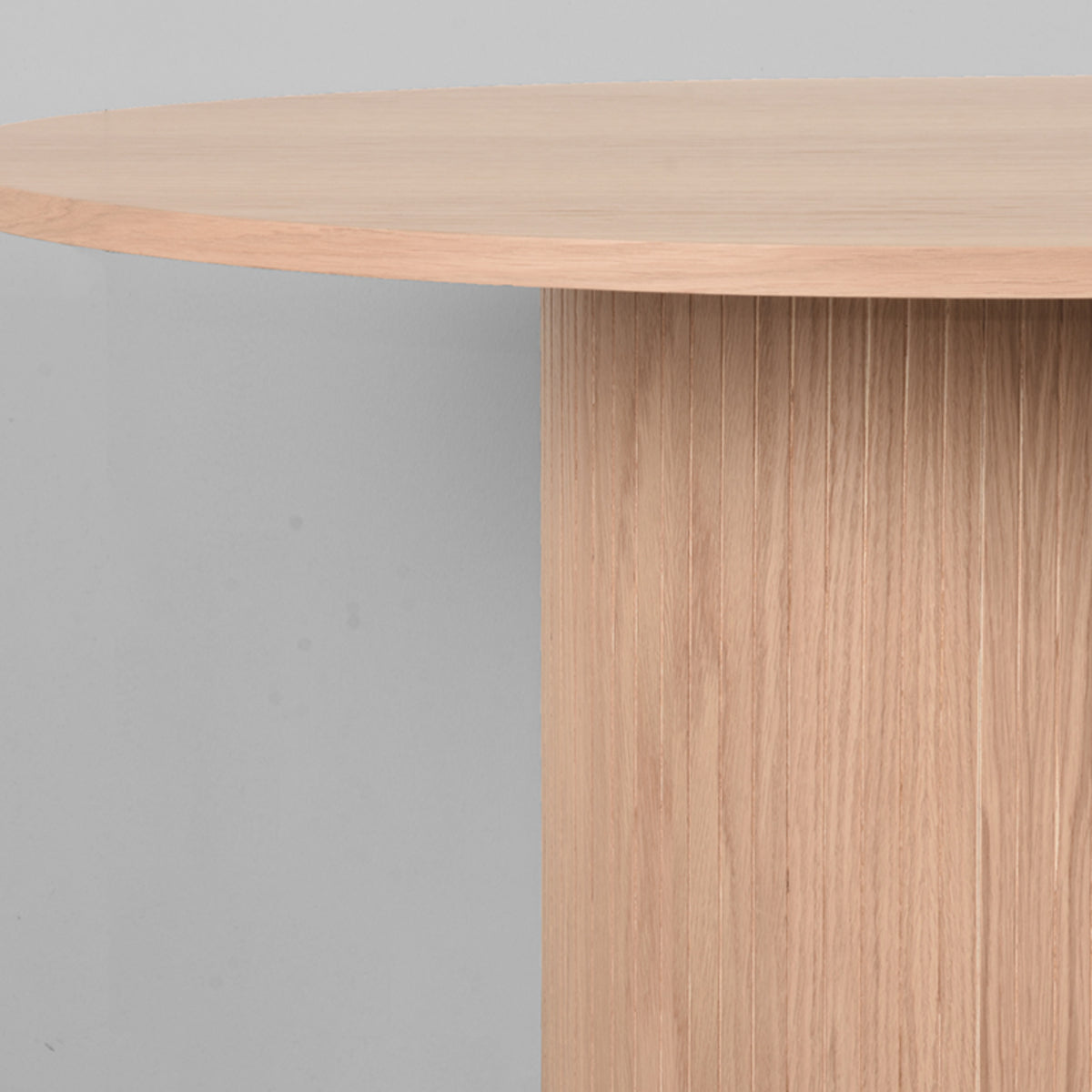 Eettafel Oliva | Ovaal | Naturel Eikenhout — Detail
