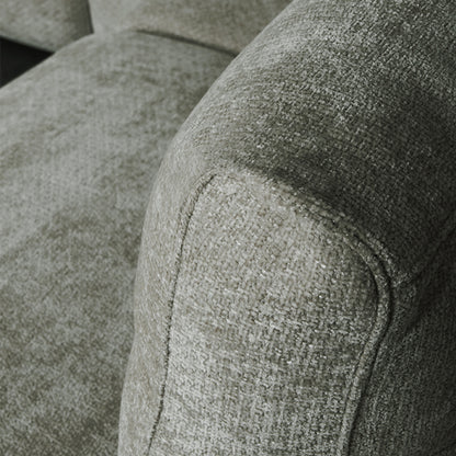 Hoekbank Milano | Groen Stof — Detail