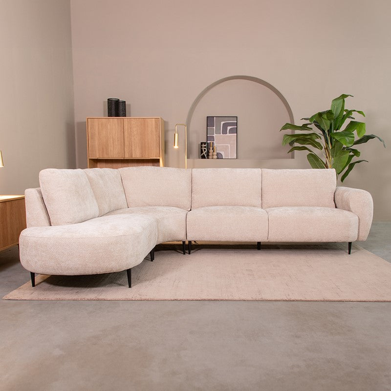 Hoekbank Milano | Naturel Stof