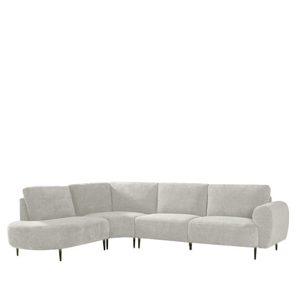 Hoekbank Milano | Naturel Stof
