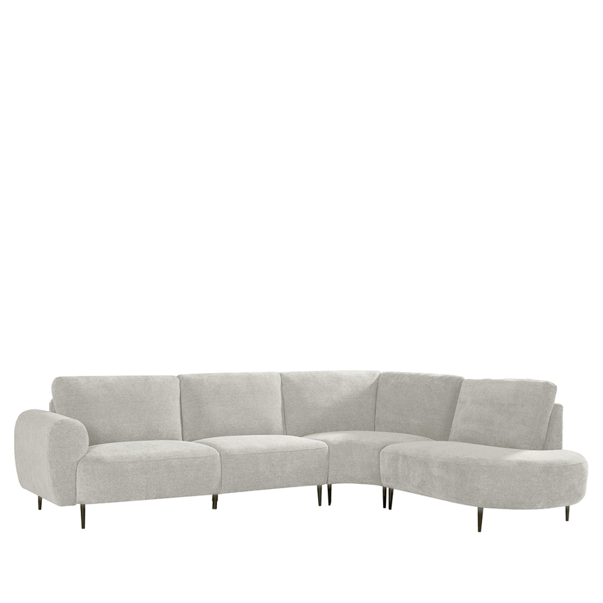 Hoekbank Milano | Naturel Stof