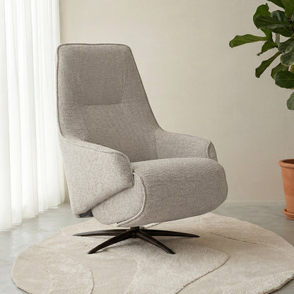 Elektrische Fauteuil Odense | Naturel Bouclé