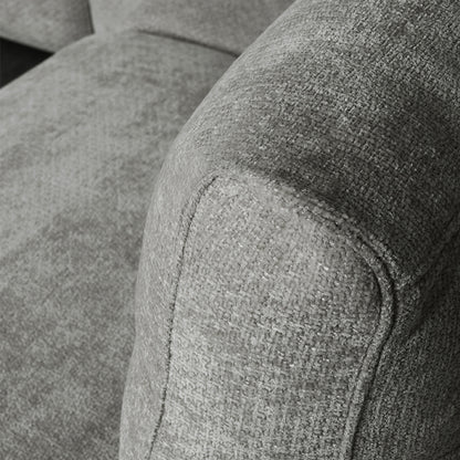 Hoekbank Milano | Grijs Stof — Detail