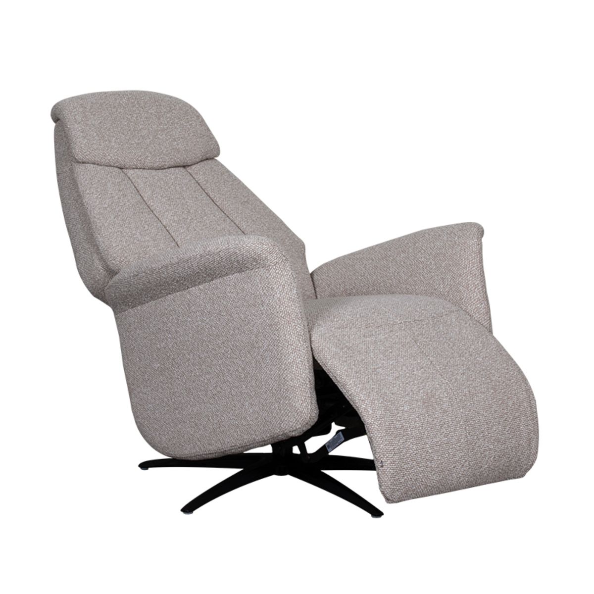 Elektrische Fauteuil Oslo | Naturel Bouclé