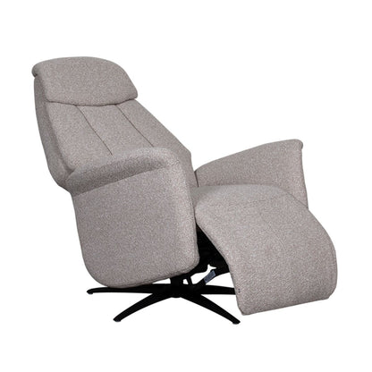 Elektrische Fauteuil Oslo | Naturel Bouclé