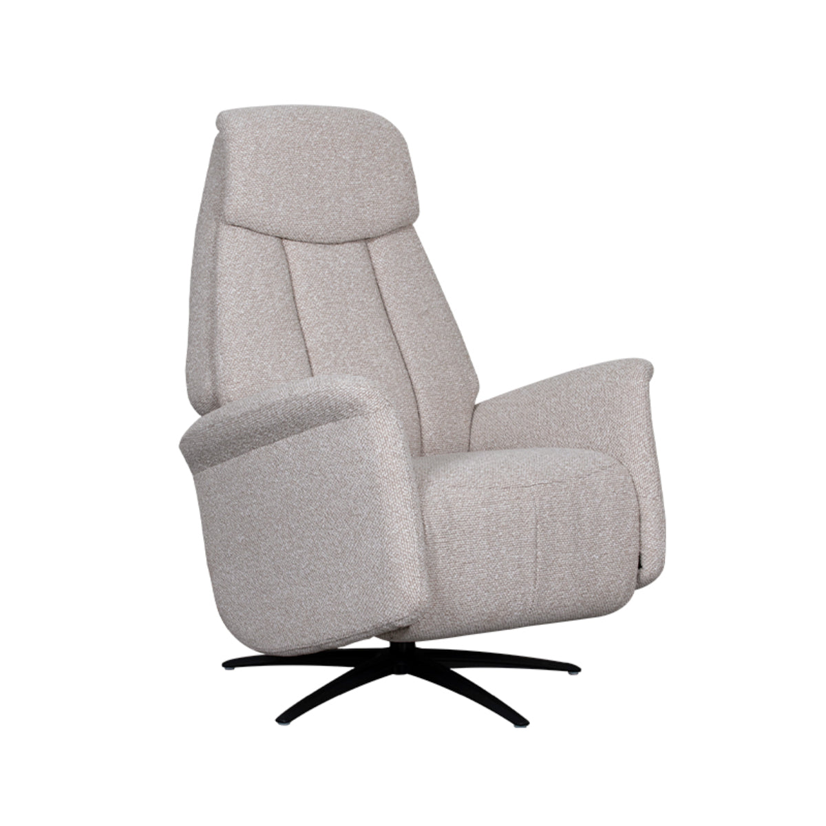 Elektrische Fauteuil Oslo | Naturel Bouclé