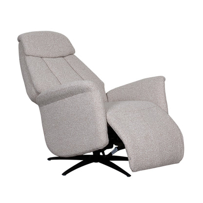 Elektrische Fauteuil Oslo | Naturel Bouclé