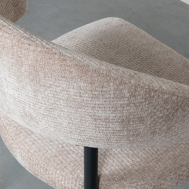 Eetkamerstoel Bliss | Beige Stof — Detail