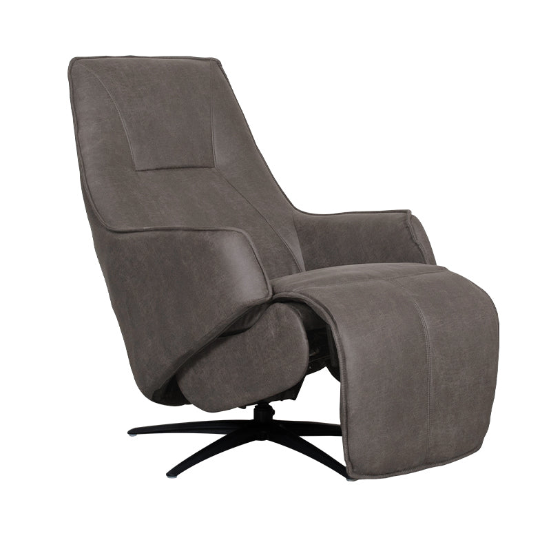 Elektrische Fauteuil Odense | Antraciet Microvezel
