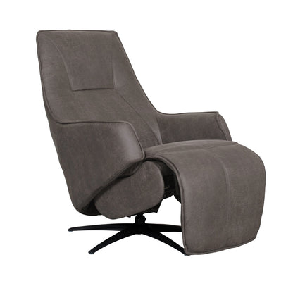 Elektrische Fauteuil Odense | Antraciet Microvezel
