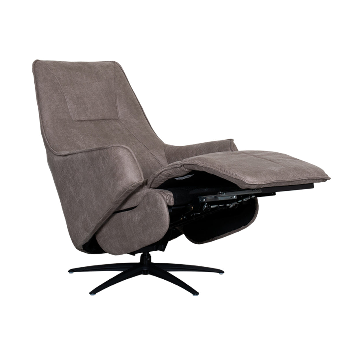 Elektrische Fauteuil Odense | Taupe Microvezel
