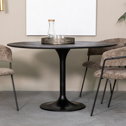 Eettafel Otto | Zwart Mangohout