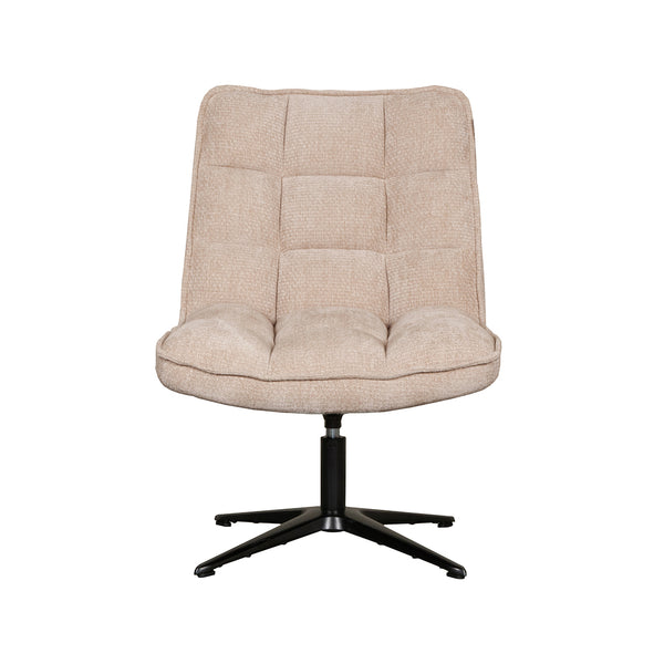 Fauteuil Vince | Beige Stof — Vooraanzicht - witfoto