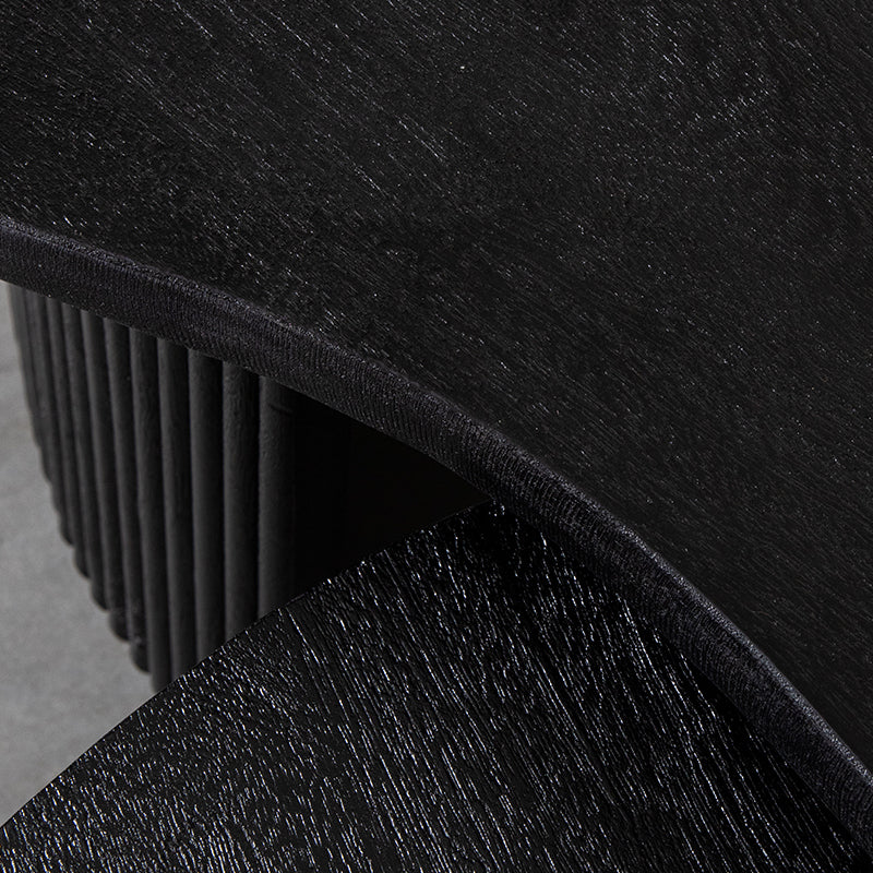 Salontafel Set Timon | Zwart Mangohout — Detail