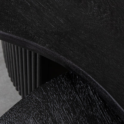 Salontafel Set Timon | Zwart Mangohout — Detail