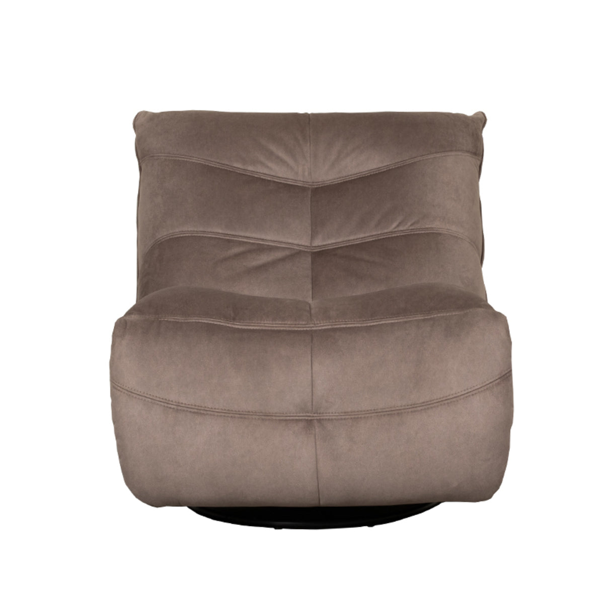 Relaxfauteuil Take It Easy taupe cosmo, vooraanzicht op witte achtergrond