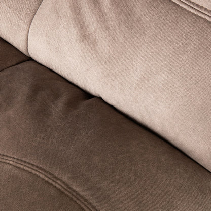 Relaxfauteuil Take It Easy taupe cosmo, detail van het materiaal