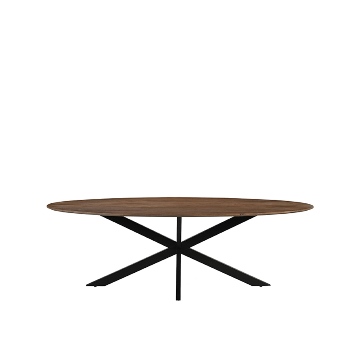 Eettafel James | Naturel Mangohout — Vooraanzicht - witfoto