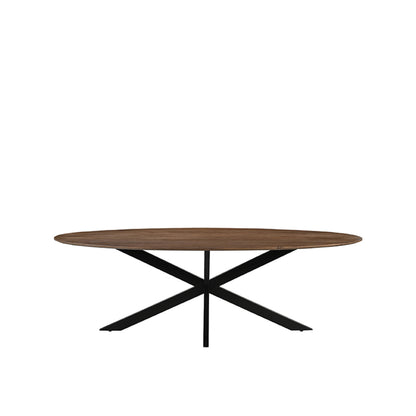 Eettafel James | Naturel Mangohout — Vooraanzicht - witfoto
