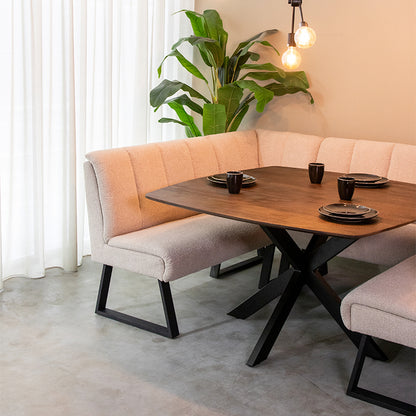 Eettafel Blake | Bruin Mangohout — Algemene Sfeerfoto