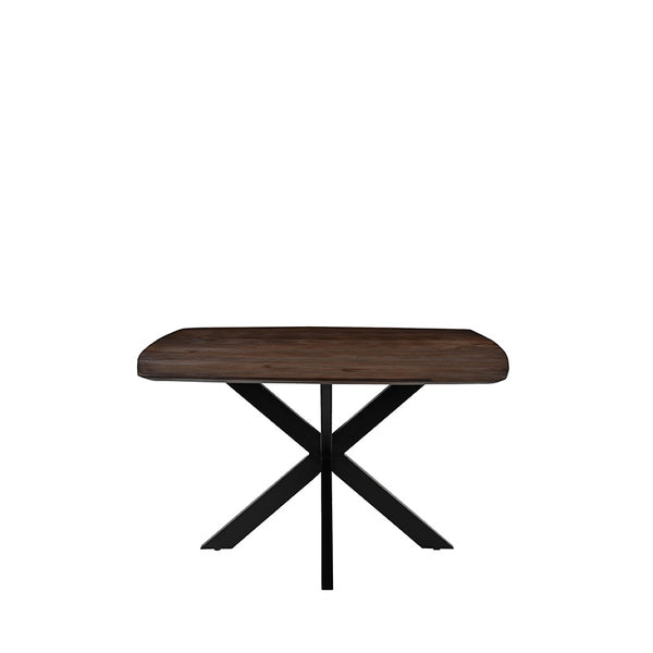 Eettafel Blake | Bruin Mangohout — Vooraanzicht - witfoto