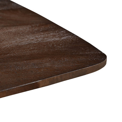 Eettafel Blake | Bruin Mangohout — Detail