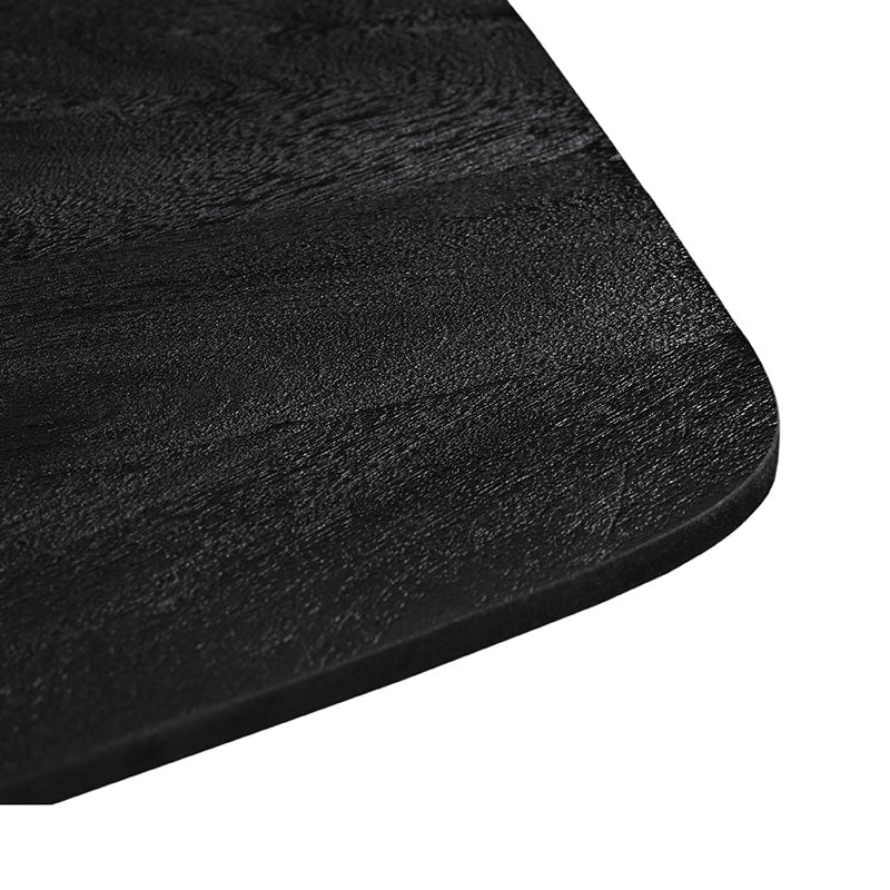 Eettafel Blake | Zwart Mangohout — Detail