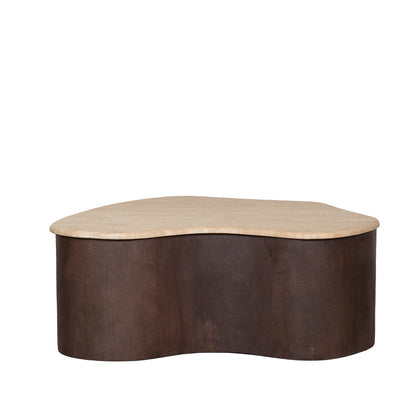 Salontafel Davi | Bruin Travertin