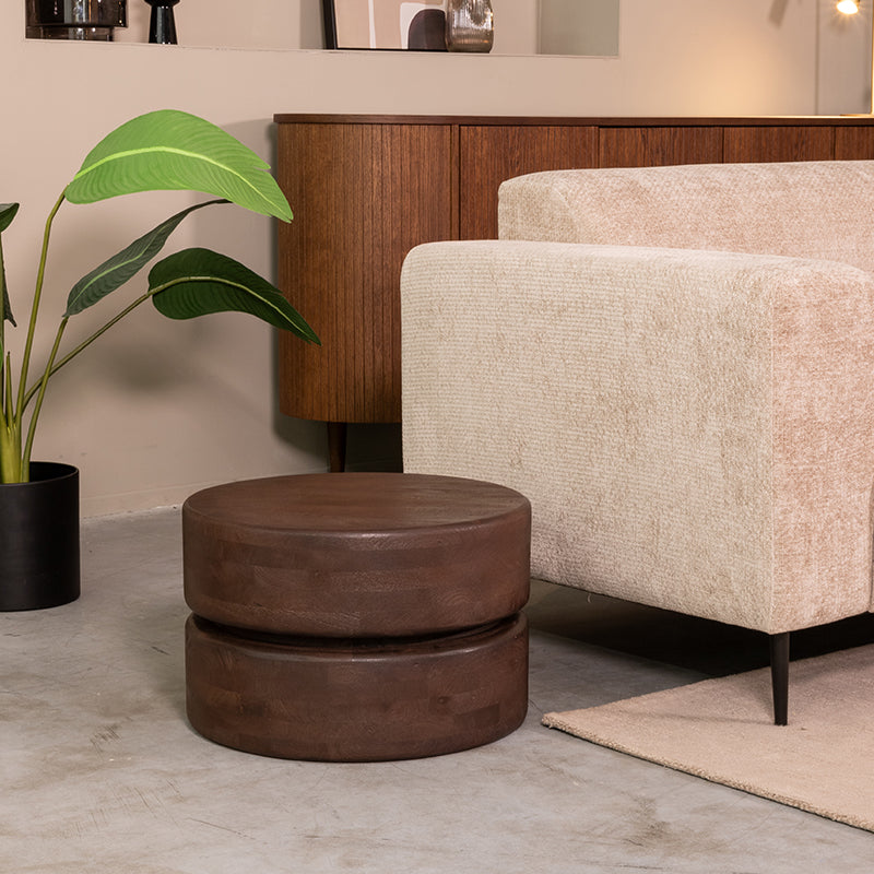Salontafel Milly | Bruin Mangohout — Algemene Sfeerfoto
