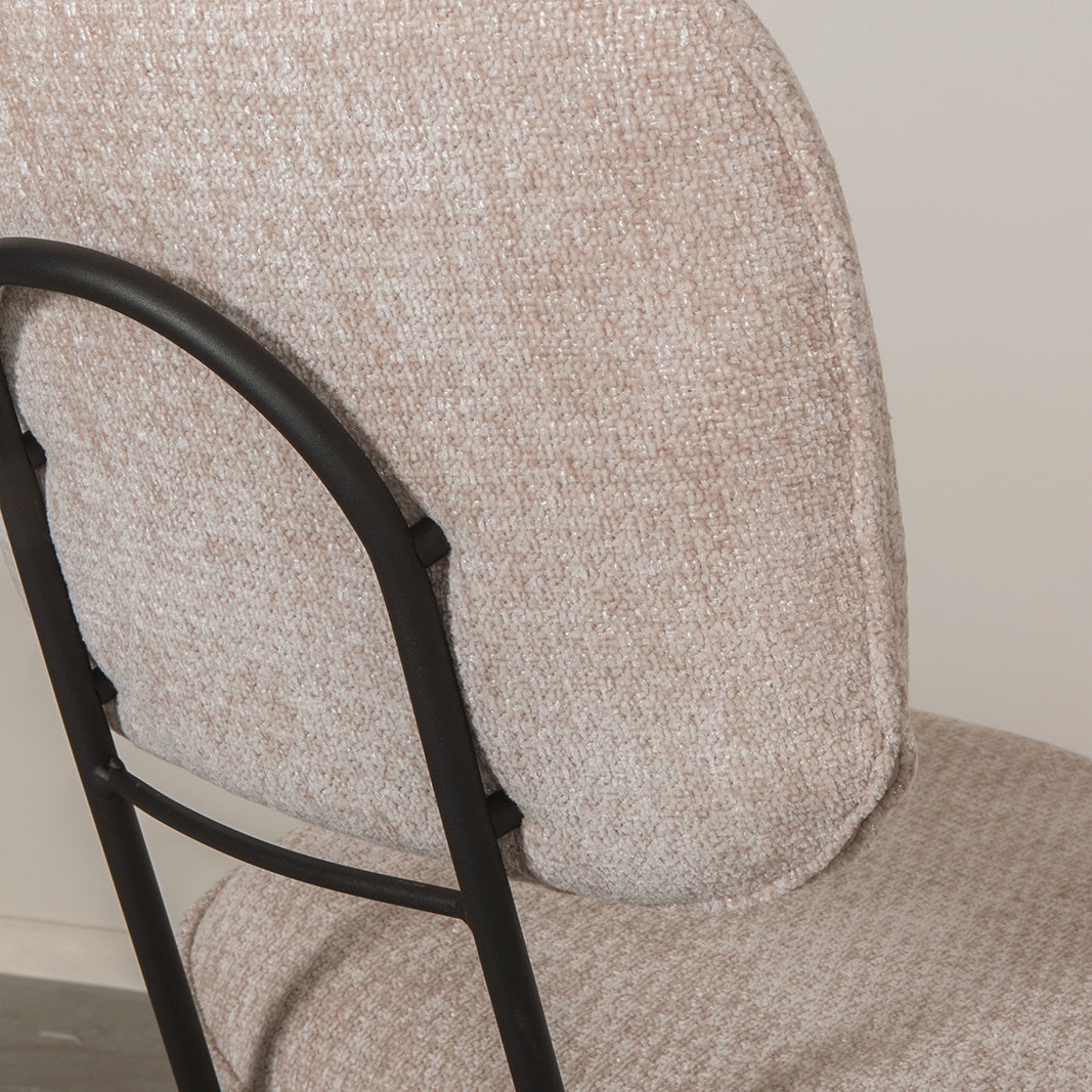 Eetkamerstoel Liva | Beige Stof — Detail