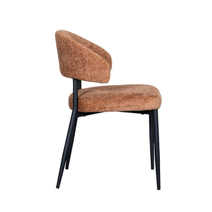 Eetkamerstoel Bliss | Bruin Stof