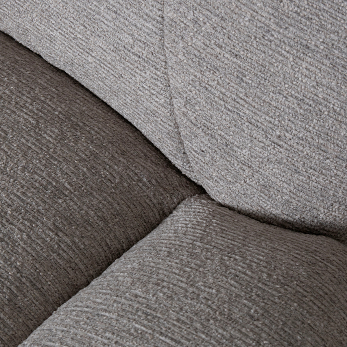 Fauteuil Clayton beige stof, detail van het materiaal