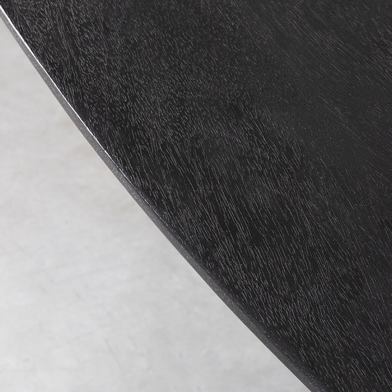 Eettafel Cooper | Zwart Mangohout — Detail