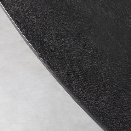 Eettafel Cooper | Zwart Mangohout — Detail