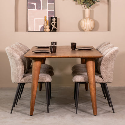 Eettafel Fly | Naturel Mangohout