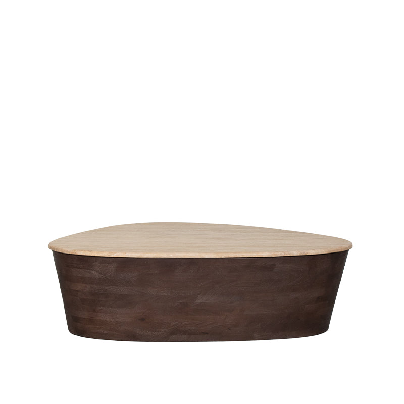 Salontafel Ravi | Bruin Travertin