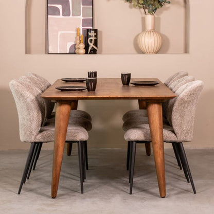 Eettafel Fly | Naturel Mangohout — Algemene Sfeerfoto