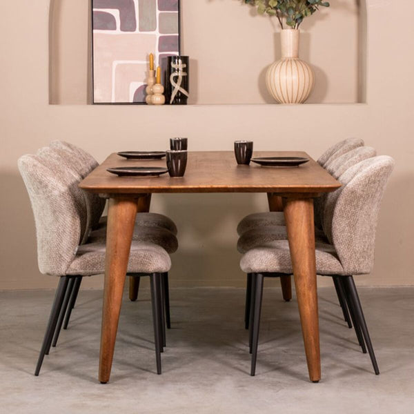 Eettafel Fly | Naturel Mangohout
