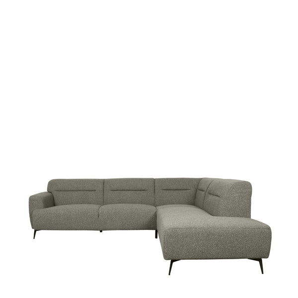 Hoekbank Bolzano | Grijs Bouclé